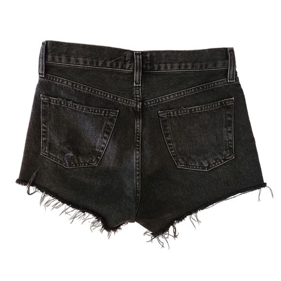 Agolde Parker Short - Black Vintage Disrressed - Picture 7 of 9